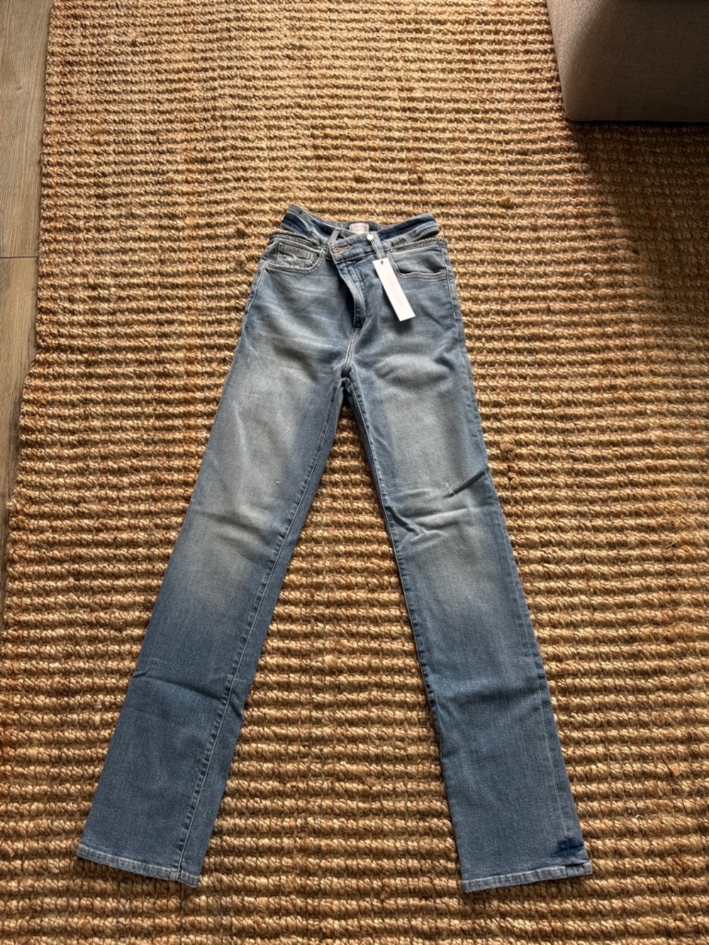Jonathan Simkhai Light Blue Straight-Leg Jeans
